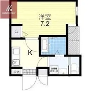 アッシュメゾン今里【301号室】の間取り