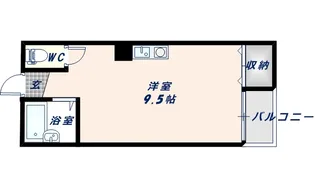 イーストヒル【202号室】の間取り