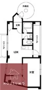 桂ハイムⅡ【2F号室】の間取り