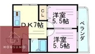 サンサーラ新大阪【2階】の間取り