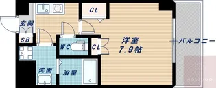 アーデン江坂Ⅲ【4階】の間取り