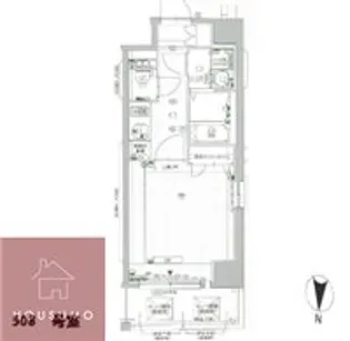 エスリード江坂垂水町【7階】の間取り