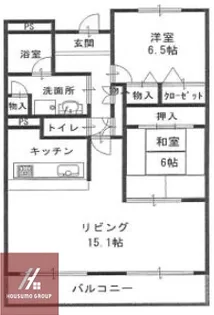 メゾンドール江坂【502号室】の間取り