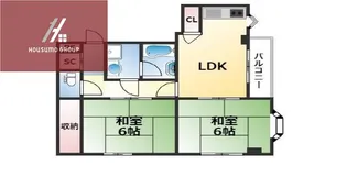 SQUD HAIZUKA【205号室】の間取り