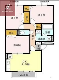 コートダジュール【1階】の間取り