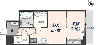 Social Village【602号室】の間取り
