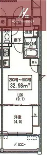 トーシンイーストビル【403号室】の間取り