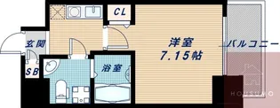 URBAN FLATS江坂【11階】の間取り