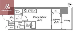 アドバンス大阪アネラ【1001号室】の間取り
