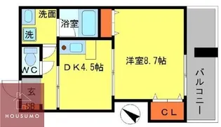 フローラ・ムラタ・ハイツ【303号室】の間取り