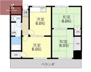 コンフォートグリーン【3階】の間取り