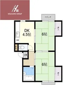 ルナハイツ・フィット8【2階】の間取り