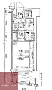 エステムコート新大阪Ⅲステーションプラザ【9階】の間取り