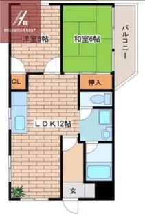 ウイングコート関西【3階】の間取り