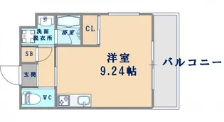 ブリリアントコートパーリオ【7階】の間取り