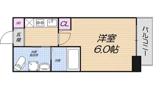 Grand Pacific北畠【8階】の間取り