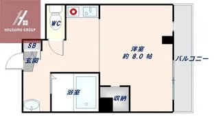 サンシャイン植村Ⅰ【107号室】の間取り