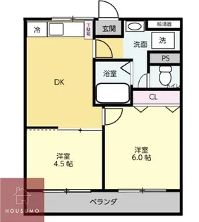 第3田村マンション【2階】の間取り