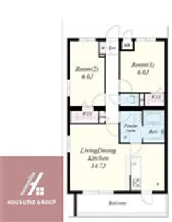 ソラードセンリ【2階】の間取り