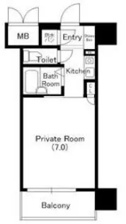 CityLife新大阪【302号室】の間取り