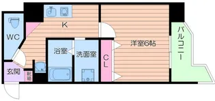 プルミエール天王寺【11階】の間取り