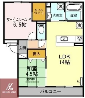 パストラル エント岡町【2階】の間取り