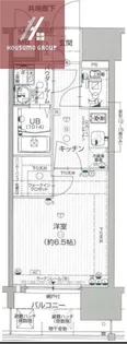 エスプレイス大阪城サウスコンフォート【2階】の間取り