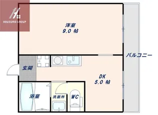 カーサコモダ【3階】の間取り