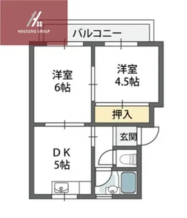 Serie東大阪【302号室】の間取り