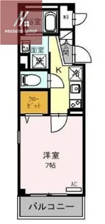 アダージェ小路【201号室】の間取り
