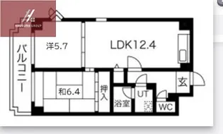 デルニエアン【4階】の間取り