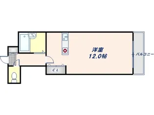 アイビーフラット【305号室】の間取り