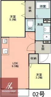 プレシャス神崎川【2階】の間取り