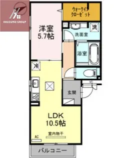 ボヌール南久宝寺【1階】の間取り