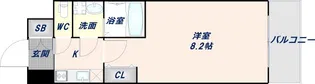 セオリー大阪パーチェ【3階】の間取り
