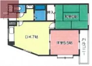クレイドウル中野【5階】の間取り
