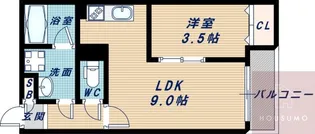 アルカディア江坂【2階】の間取り