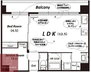 Laughter(ラフタ—)【3階】の間取り
