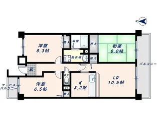 コレンテ【2階】の間取り