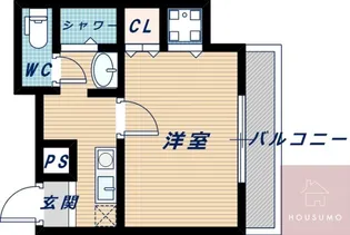 グランドステージ江坂【601号室】の間取り