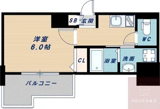 Dimus新大阪【3階】の間取り