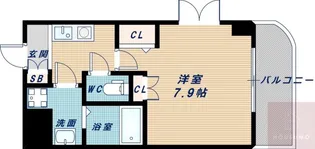 アーデン江坂Ⅲ【6階】の間取り