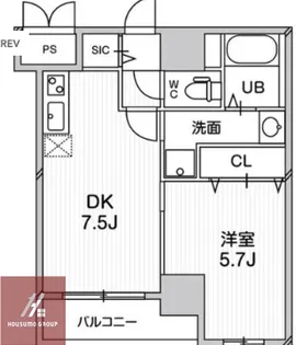 プレアデス千里山田【209号室】の間取り
