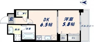 マルミーナ今里【305号室】の間取り