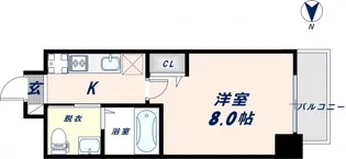 Mプラザ緑橋【602号室】の間取り