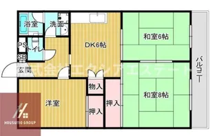 入江マンション【2階】の間取り