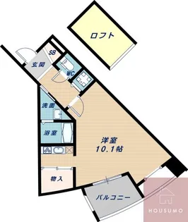 フォレステージュ江坂垂水町【6階】の間取り