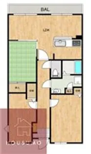 プリンスコート刀根山【1階】の間取り