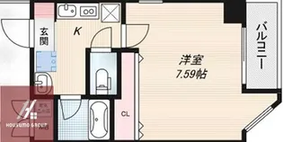 ラフォンテ十三【201号室】の間取り