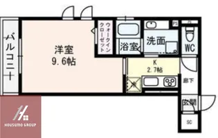 Four Seasons瑞光【0101号室】の間取り